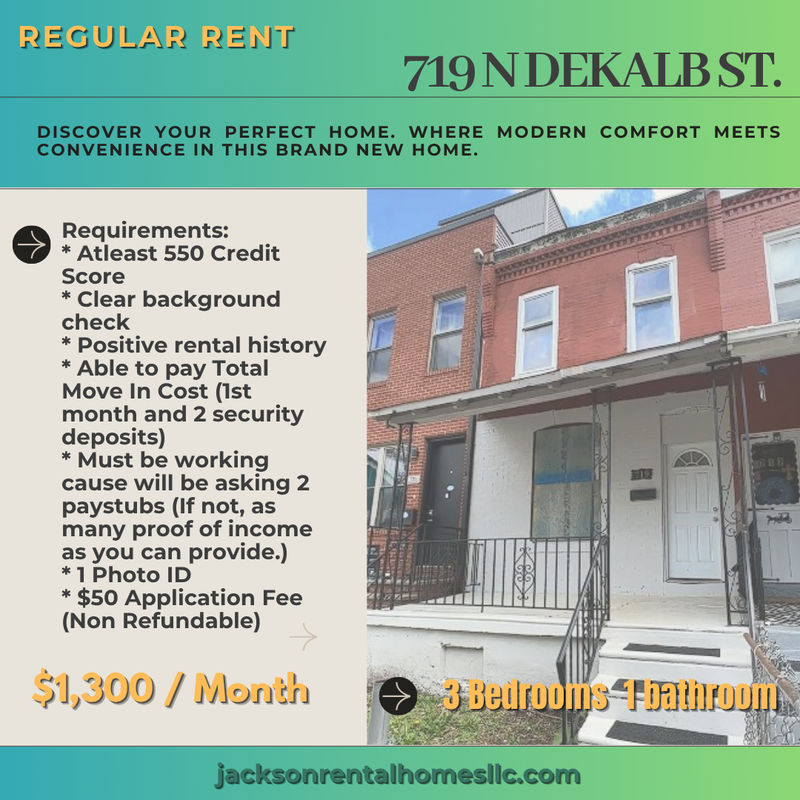 Philadelphia House: 719 North Dekalb Street