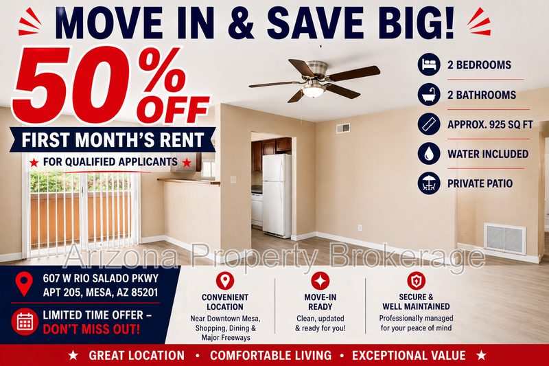 Mesa Condo: 607 W. Rio Salado Pkwy.