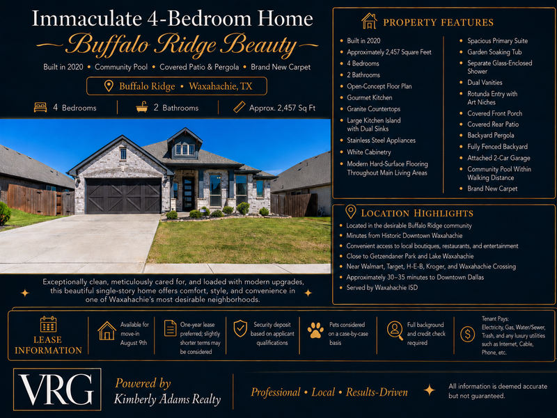 Waxahachie House: 213 Lariat Trail