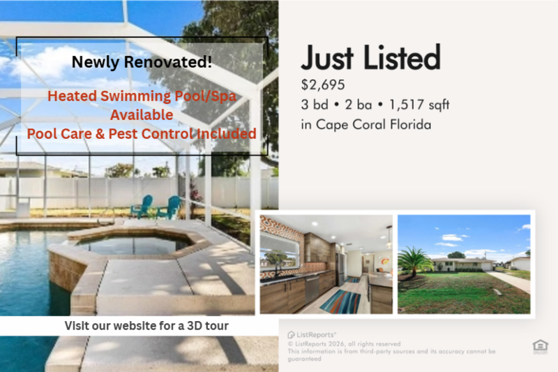 Cape Coral House: 2635 Southeast 18th Place