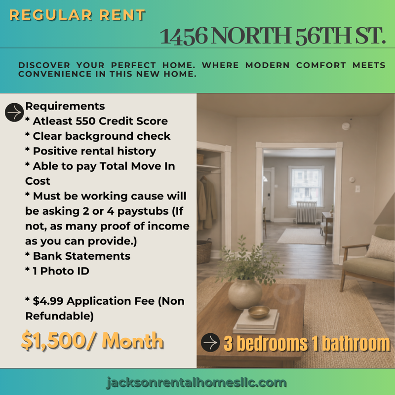 Philadelphia House: 1456 North 56th Street