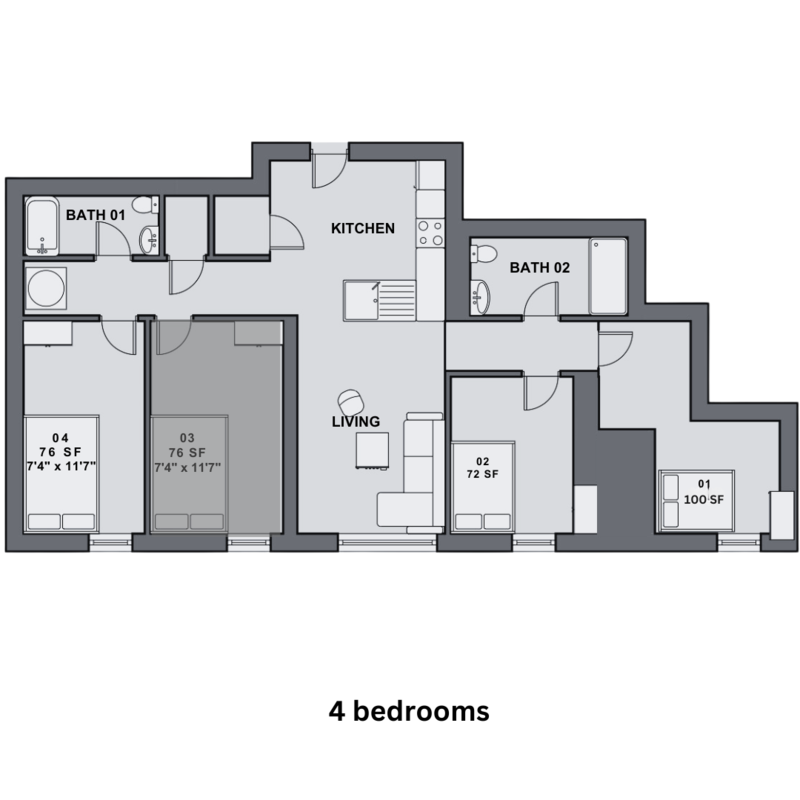 Washington House: 529 G Street Southeast #102-3