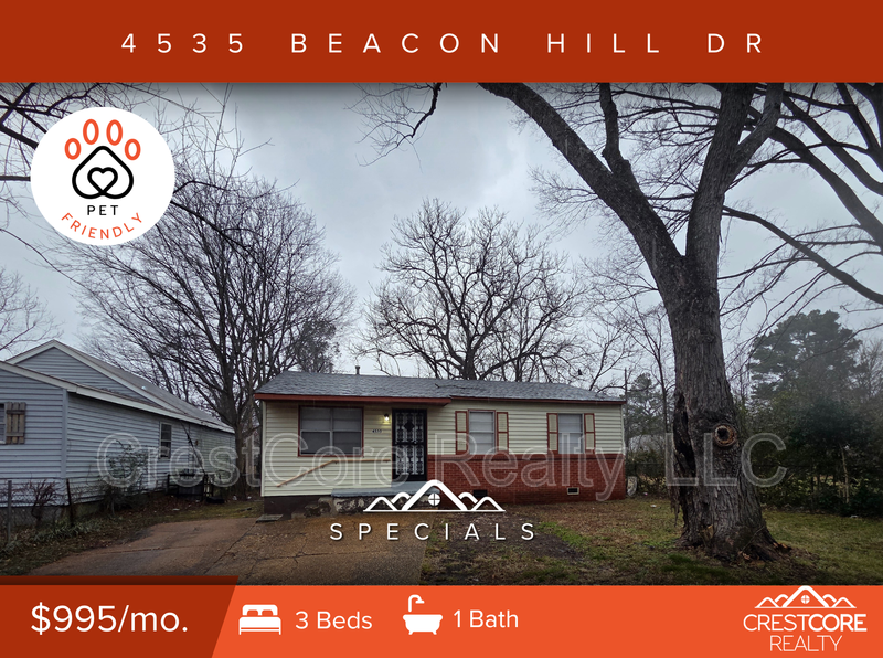 Memphis House: 4535 Beacon Hill Dr