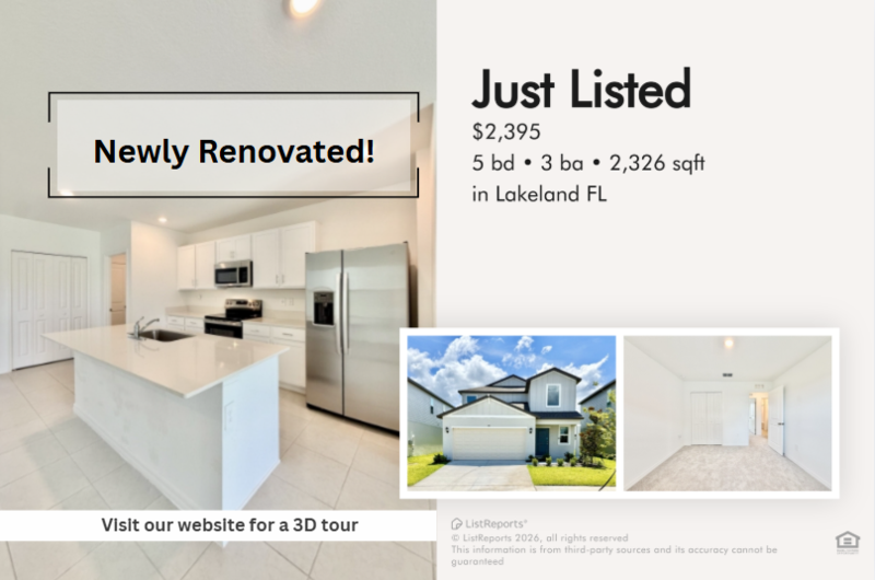Lakeland House: 641 Bald Cypress Drive