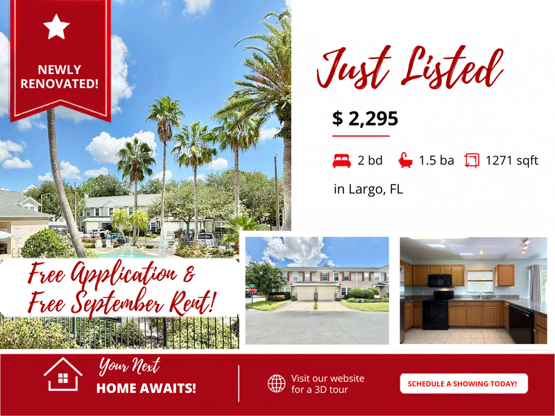 Largo Townhome: 8006 Thoroughbred Loop - 1
