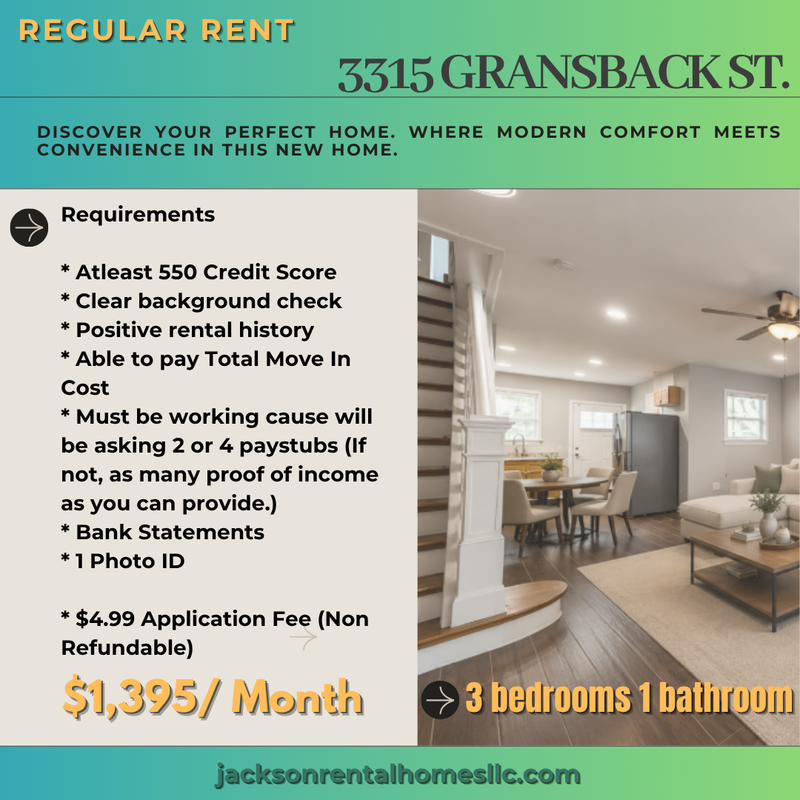 Philadelphia House: 3315 Gransback Street