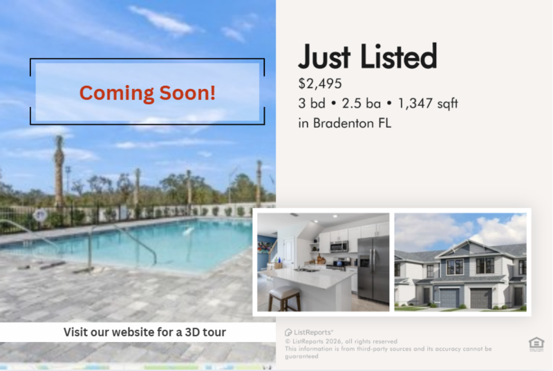 Bradenton Townhome: 14440 Lilac Sky Terrace