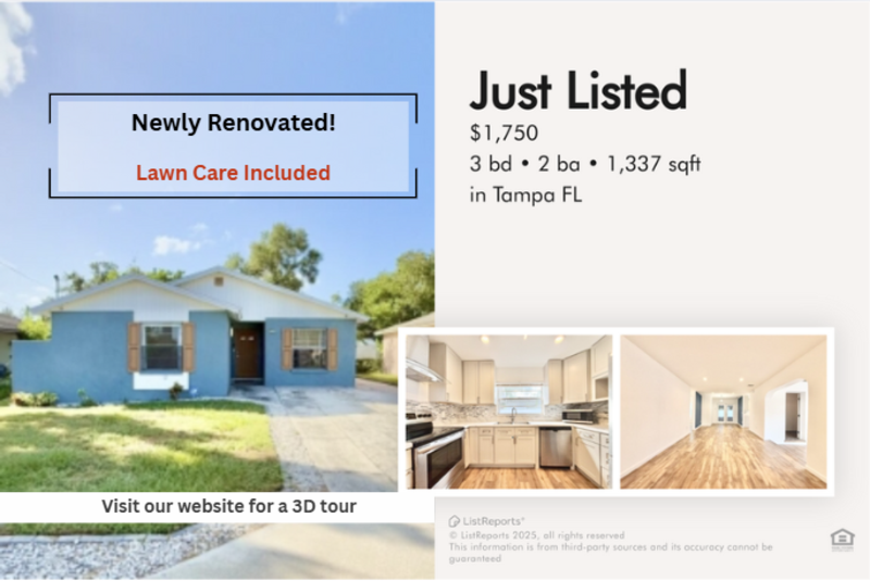 Tampa House: 2917 East Yukon Street