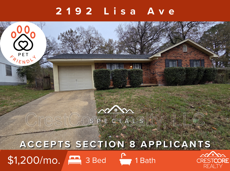 Memphis House: 2192 Lisa Ave