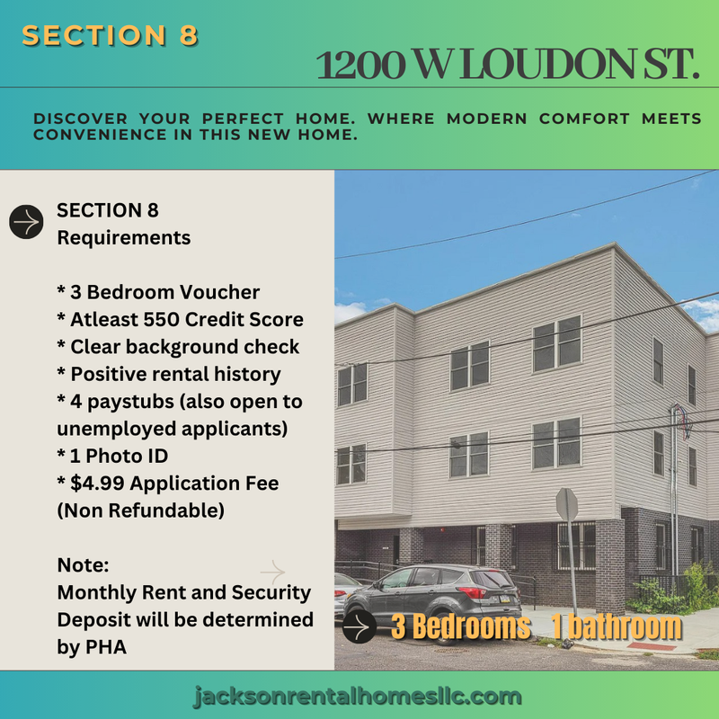 Philadelphia Condo: 1200 West Loudon Street - Unit 301