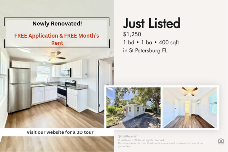 St. Petersburg House: 4091 58th Avenue North - B