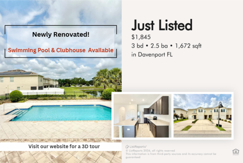 Davenport Townhome: 212 Feltrim Reserve Boulevard