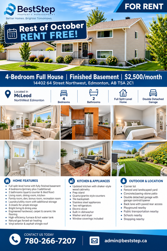 Edmonton House: 14402 64 Street Northwest