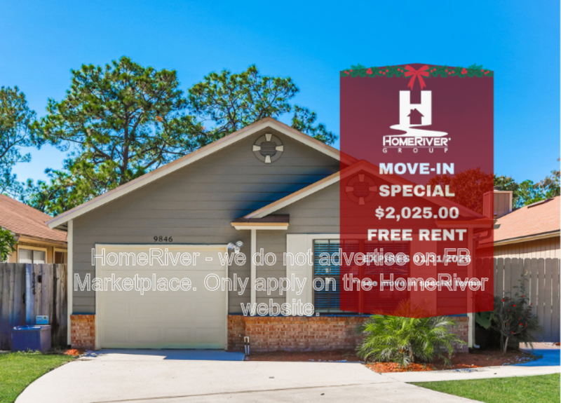 Jacksonville House: 9846 Paddlewheel Ct