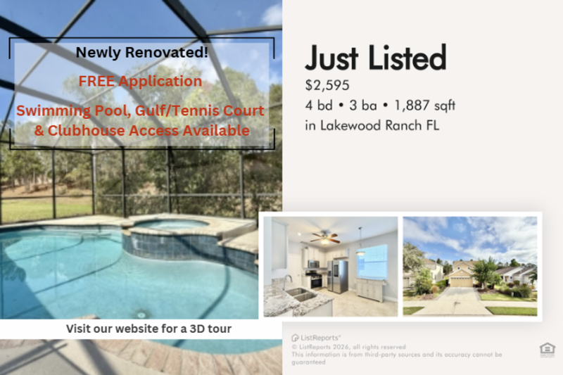Lakewood Ranch House: 15127 Skip Jack Loop