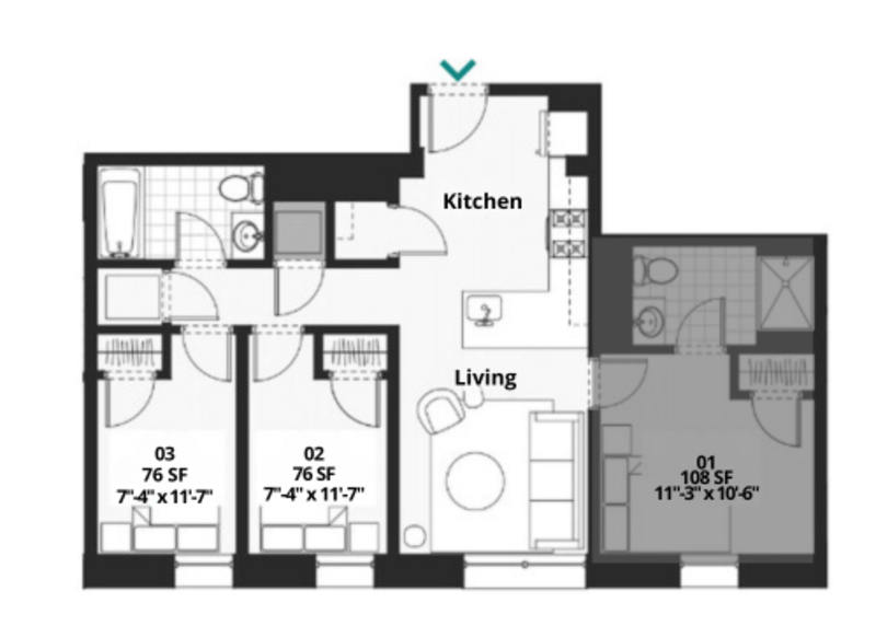Washington House: 529 G Street Southeast #B01-1