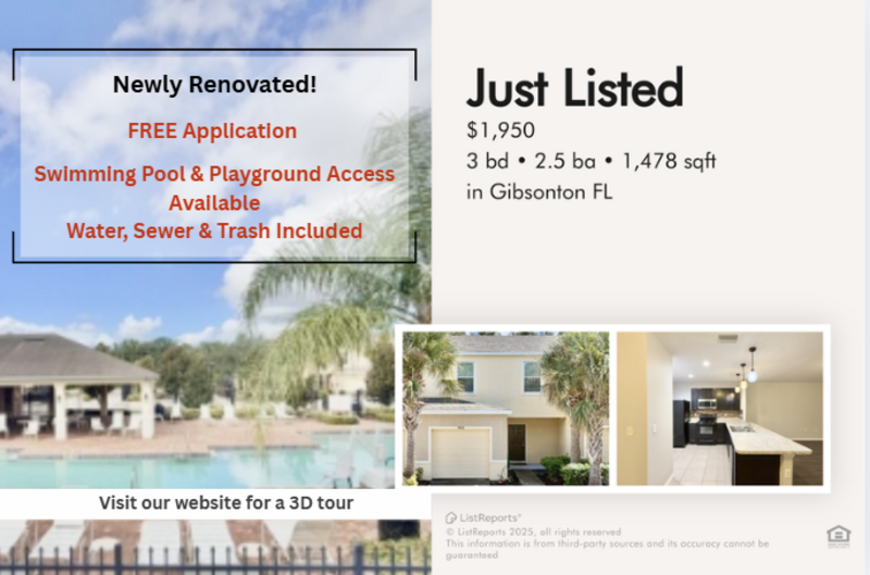 Gibsonton Townhome: 9826 Hound Chase Drive