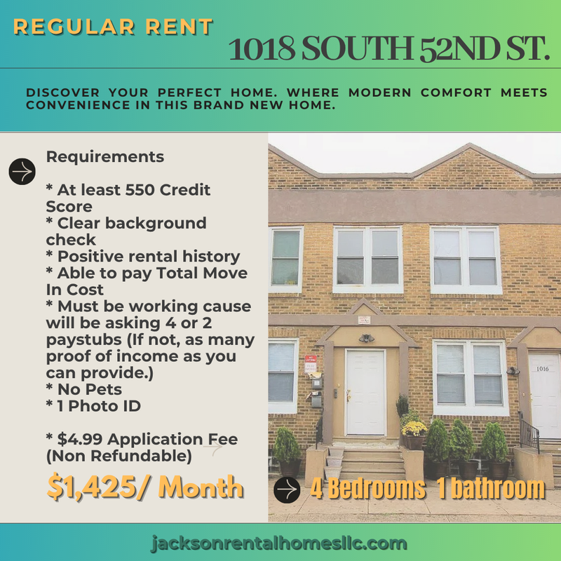 Philadelphia House: 1018 South 52nd Street