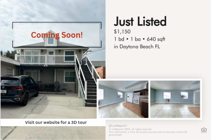 Daytona Beach Condo: 215 North Wild Olive Avenue #3