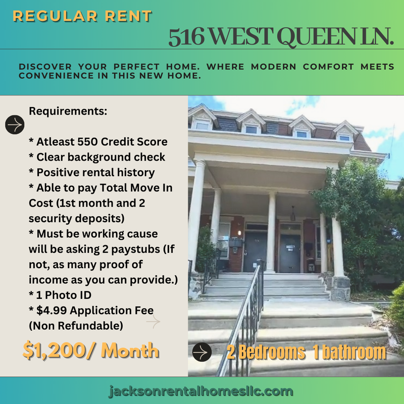Philadelphia Condo: 516 West Queen Lane - 1