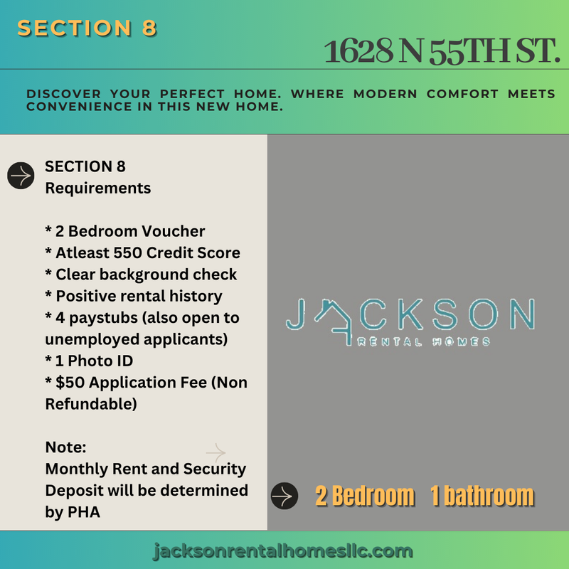 Philadelphia House: 1628 North 55th Street - 1st Floor