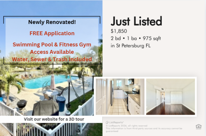 Saint Petersburg Condo: 4595 Chancellor Street NE