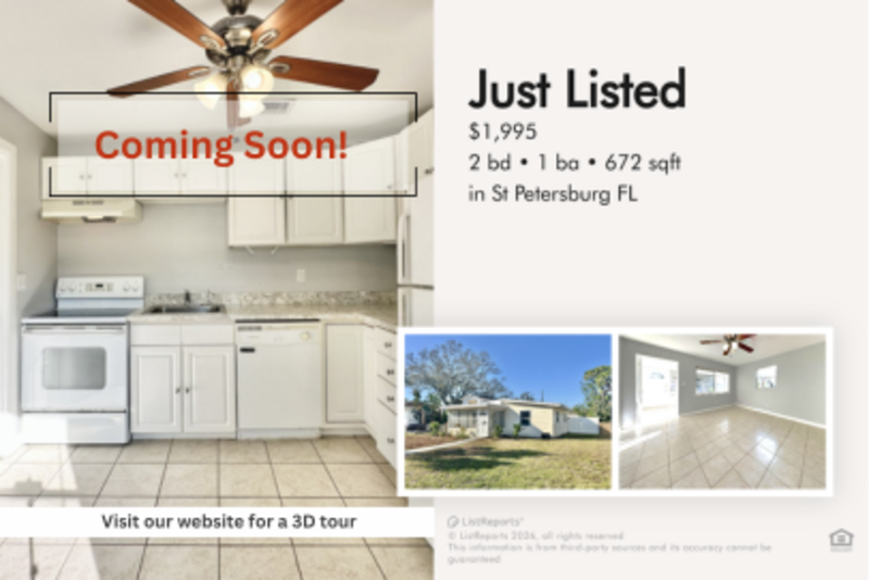 St. Petersburg House: 5566 Kelly Drive North