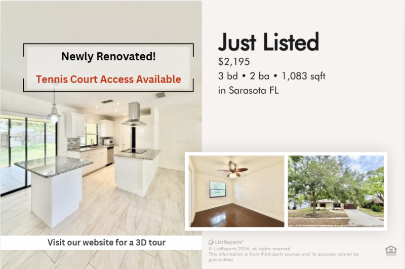 Sarasota House: 2445 East Burr Oak Court