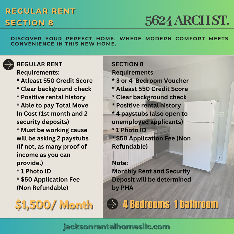 Philadelphia House: 5624 Arch Street