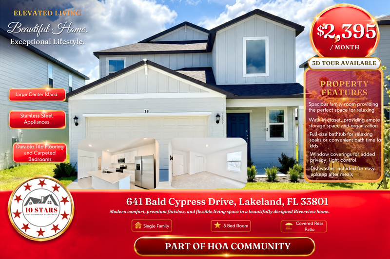 Lakeland House: 641 Bald Cypress Drive