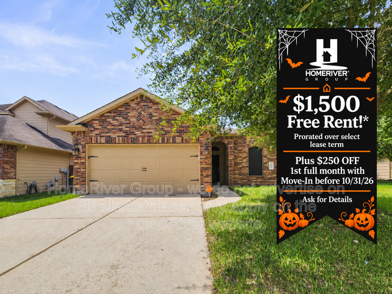 3 Bedroom House – 11427 Ryan Ct, Conroe, TX