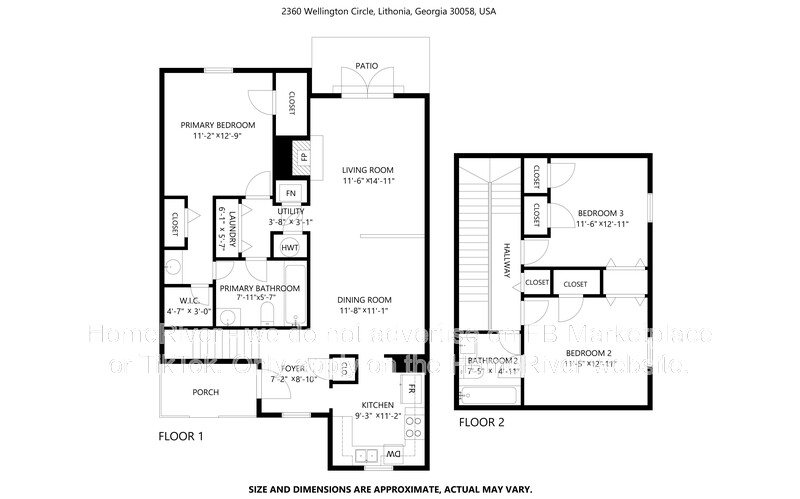 Lithonia Townhome: 2360 Wellington Cir