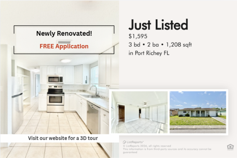 Port Richey House: 7224 Potomac Dr