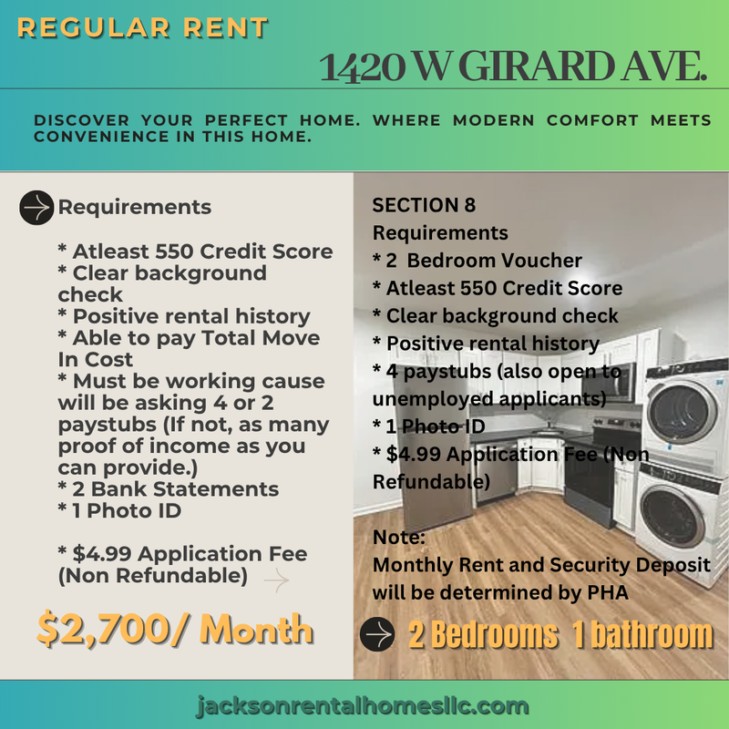Philadelphia Condo: 1420 West Girard Avenue - Unit A