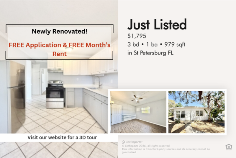 St Petersburg House: 7111 onyx dr N.