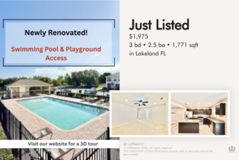 Lakeland Townhome: 3824 Exeter Lane - 1