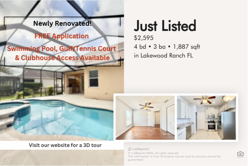 Lakewood Ranch House: 15127 Skip Jack Loop