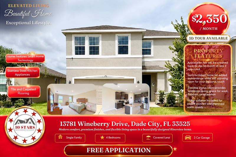 Dade City House: 13781 Wineberry Drive