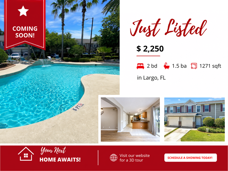 Largo Townhome: 8006 Thoroughbred Loop - 1