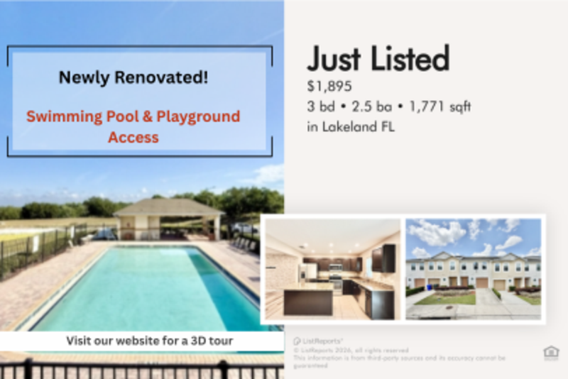 Lakeland Townhome: 3824 Exeter Lane - 1