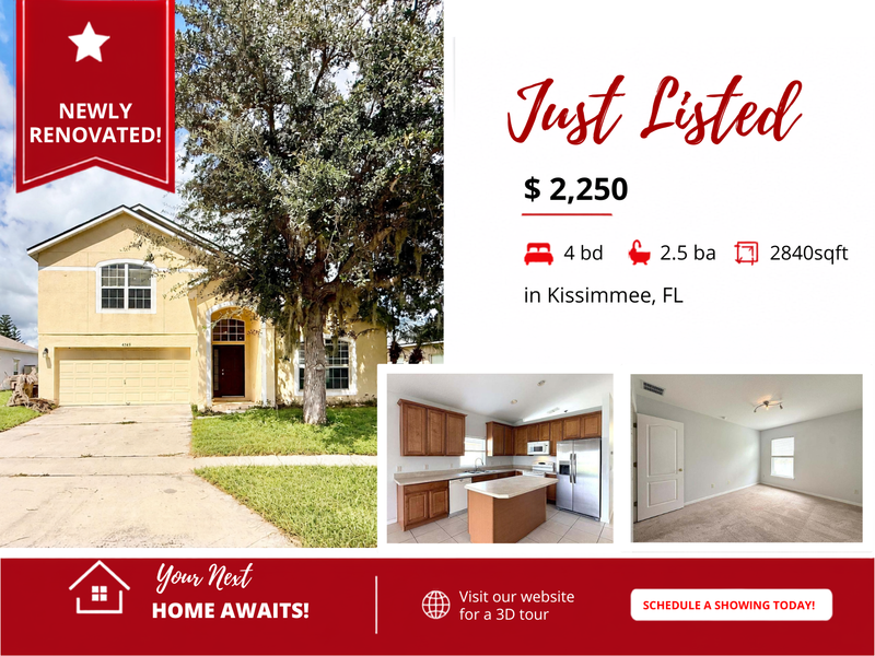 Kissimmee House: 4369 Spring Blossom Drive