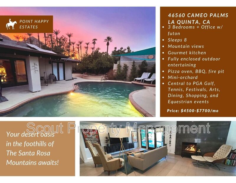 La Quinta House: 46560 Cameo Palms Drive