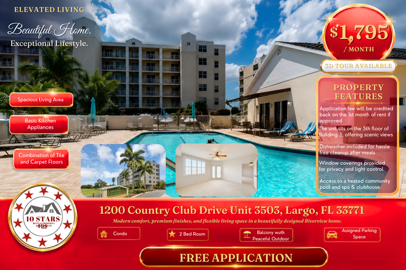 Largo Condo: 1200 Country Club Drive Unit 3503