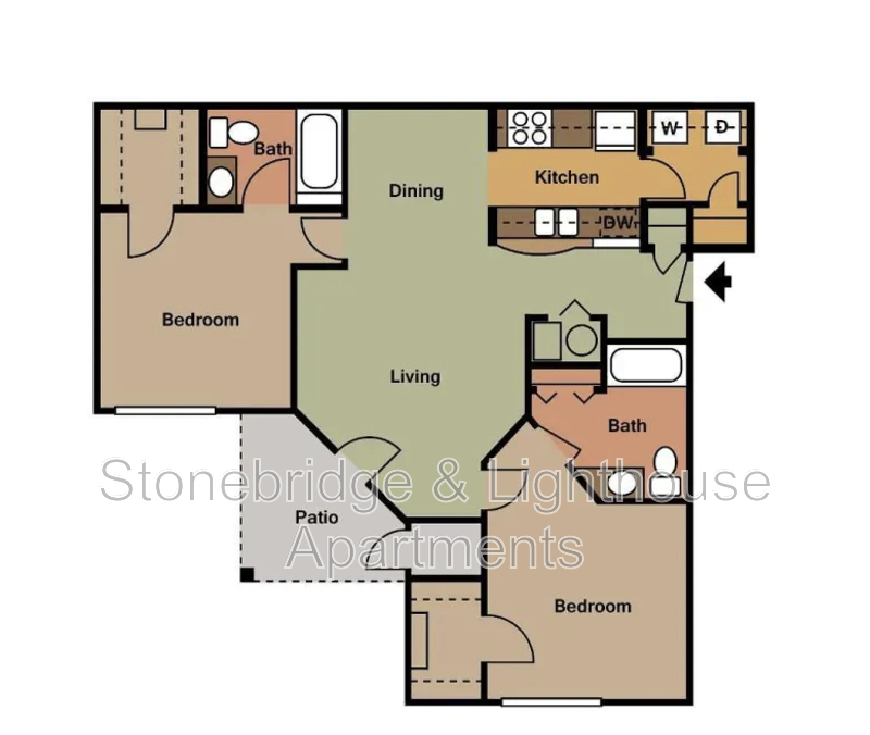 Jeffersonville Condo: 3115 Lighthouse Drive, Bldg. 3 W