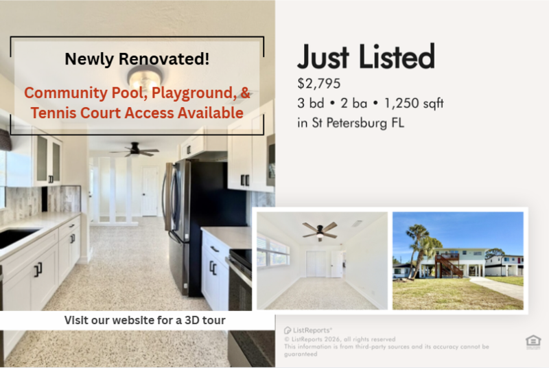 St. Petersburg House: 4869 Venetian Boulevard Northeast