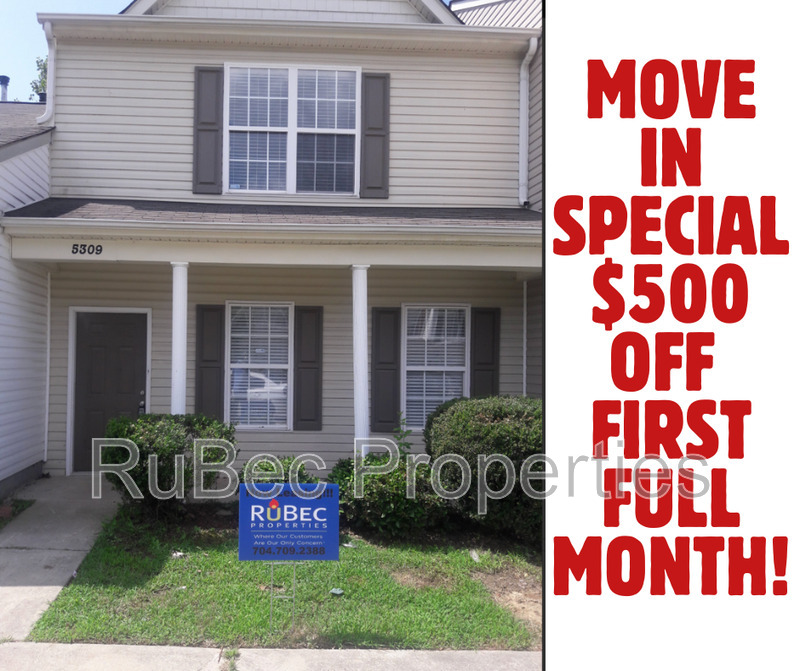 Charlotte Townhome: 5309 Esther Ln
