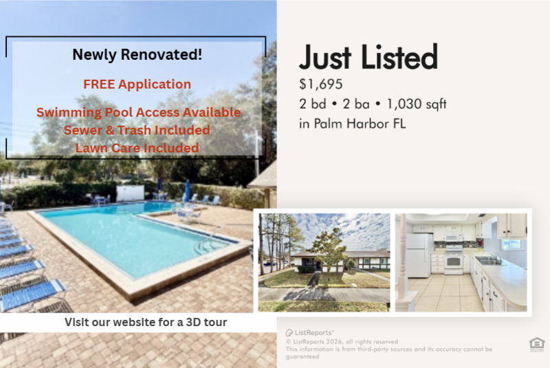 Palm Harbor Townhome: 2900 Grove Wood Boulevard - A