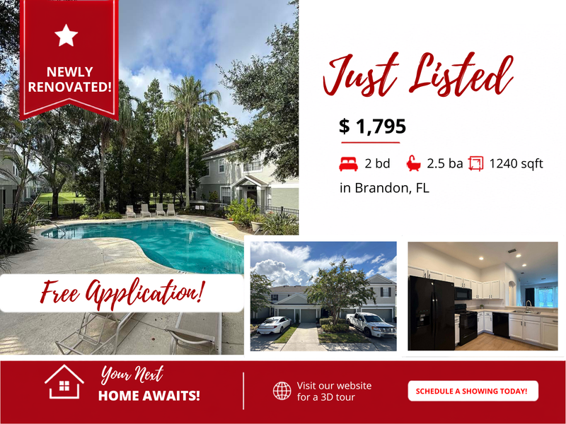 Brandon Townhome: 2608 Chelsea Manor Boulevard - 1