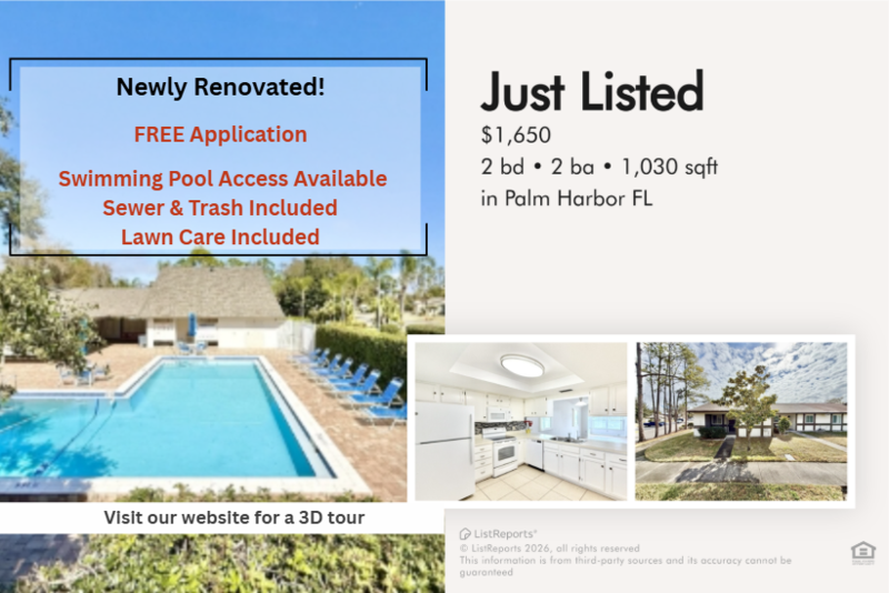 Palm Harbor Townhome: 2900 Grove Wood Boulevard - A