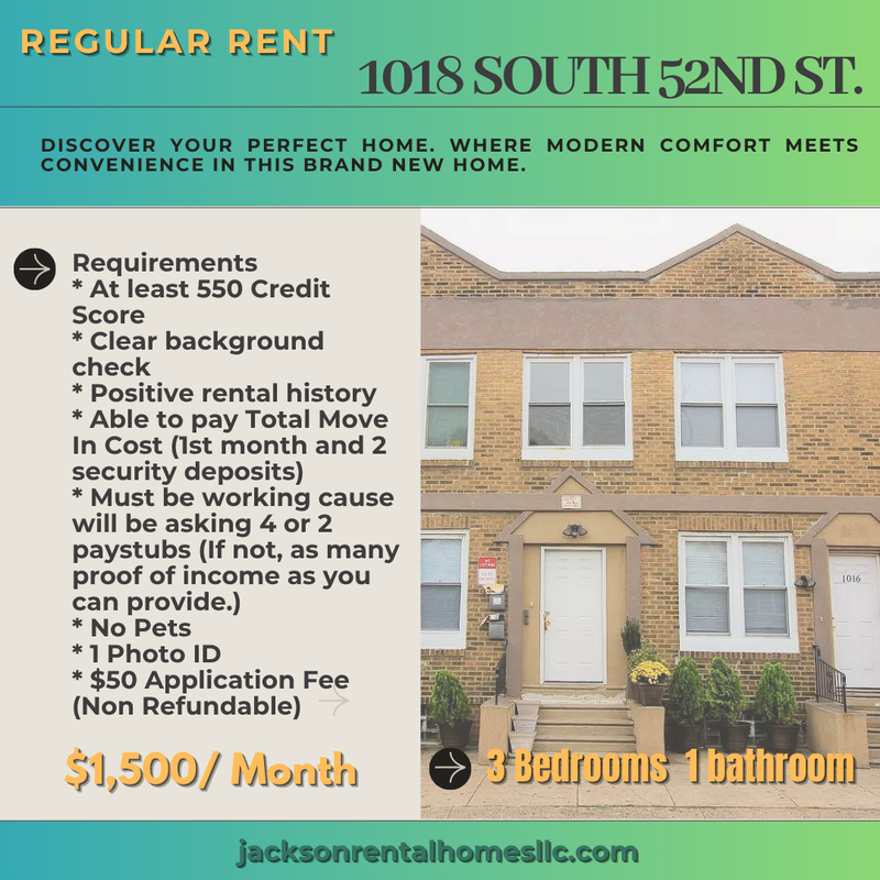 Philadelphia House: 1018 South 52nd Street